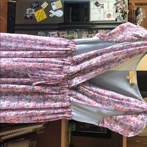 Princess Vera Wang floral spring dress